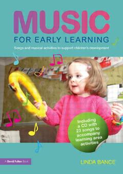Couverture de l’ouvrage Music for Early Learning