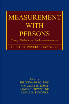 Cover of the book Measurement With Persons