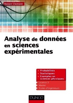 Couverture de l’ouvrage Analyse de données en sciences expérimentales