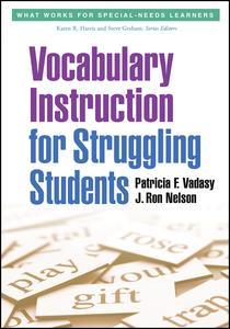 Cover of the book Vocabulary Instruction for Struggling Students