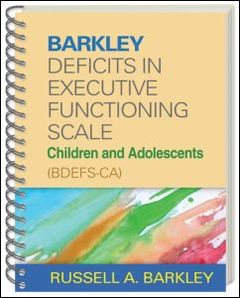 Couverture de l’ouvrage Barkley Deficits in Executive Functioning Scale--Children and Adolescents (BDEFS-CA), (Wire-Bound Paperback)