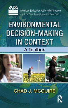 Couverture de l’ouvrage Environmental Decision-Making in Context