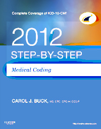 Couverture de l’ouvrage Step-by-step medical coding 2012 edition (paperback)