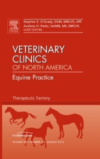 Couverture de l’ouvrage Therapeutic Farriery, An Issue of Veterinary Clinics: Equine Practice