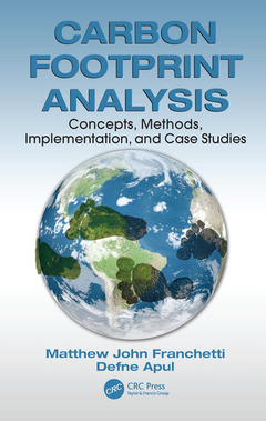 Couverture de l’ouvrage Carbon Footprint Analysis