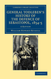 Couverture de l’ouvrage General Todleben's History of the Defence of Sebastopol, 1854–5
