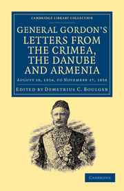 Couverture de l’ouvrage Letters from the Crimea, the Danube and Armenia