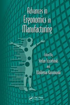 Couverture de l’ouvrage Advances in Ergonomics in Manufacturing