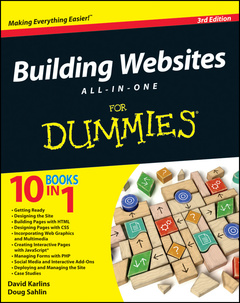 Couverture de l’ouvrage Building Websites All-in-One For Dummies