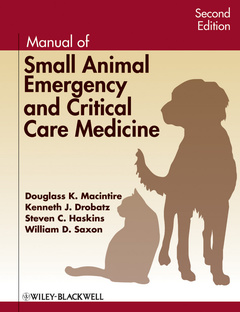 Couverture de l’ouvrage Manual of small animal emergency and critical care medicine