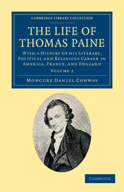 Couverture de l’ouvrage The Life of Thomas Paine