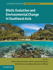 Cover of the book Biotic Evolution and Environmental Change in Southeast Asia