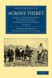 Couverture de l’ouvrage Across Thibet