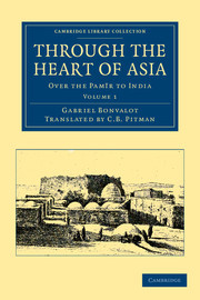 Couverture de l’ouvrage Through the Heart of Asia: Volume 1