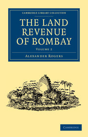 Cover of the book The Land Revenue of Bombay