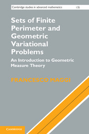 Cover of the book Sets of Finite Perimeter and Geometric Variational Problems