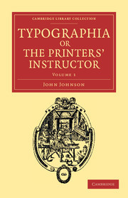 Cover of the book Typographia, or The Printers' Instructor