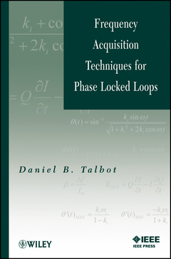 Couverture de l’ouvrage Frequency Acquisition Techniques for Phase Locked Loops