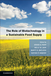 Cover of the book The Role of Biotechnology in a Sustainable Food Supply
