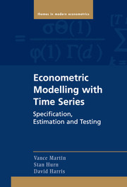 Couverture de l’ouvrage Econometric Modelling with Time Series
