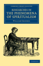 Cover of the book Researches in the Phenomena of Spiritualism
