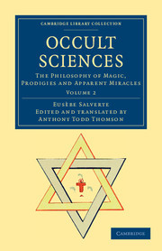 Cover of the book Occult Sciences