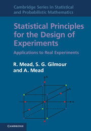Couverture de l’ouvrage Statistical Principles for the Design of Experiments
