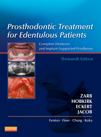 Couverture de l’ouvrage Prosthodontic Treatment for Edentulous Patients