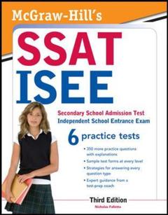 Cover of the book Mcgraw-hill's ssat/isee, 3rd edition