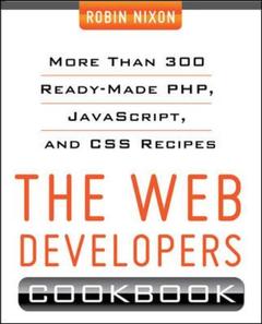 Couverture de l’ouvrage Web developers cookbook