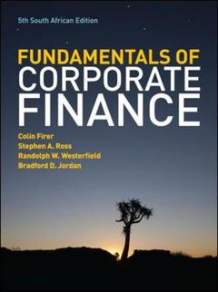 Cover of the book The fundamentals of corporate finance: south (paperback)