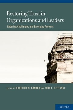 Couverture de l’ouvrage Restoring Trust in Organizations and Leaders