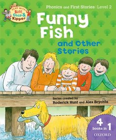 Couverture de l’ouvrage Oxford reading tree read with biff, chip, and kipper: level 1 phonics aamp, first stories: funny fish and other stories 