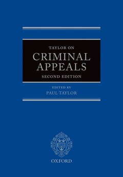 Cover of the book Taylor on criminal appeals
