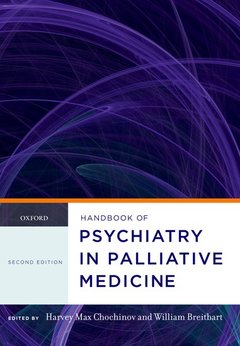 Couverture de l’ouvrage Handbook of Psychiatry in Palliative Medicine