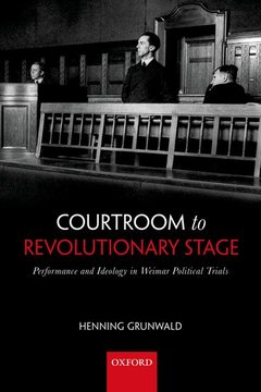 Couverture de l’ouvrage Courtroom to Revolutionary Stage