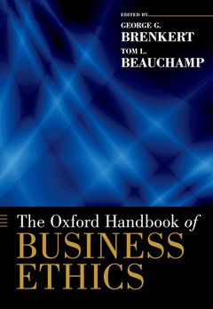 Couverture de l’ouvrage The Oxford Handbook of Business Ethics