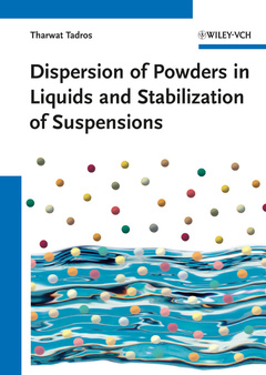 Couverture de l’ouvrage Dispersion of Powders