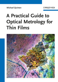 Couverture de l’ouvrage A practical guide to optical metrology for thin films (paperback)