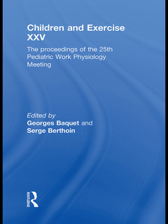 Couverture de l’ouvrage Children and Exercise XXV