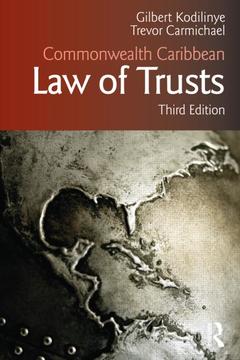 Cover of the book Commonwealth Caribbean Law of Trusts