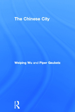 Couverture de l’ouvrage The Chinese City