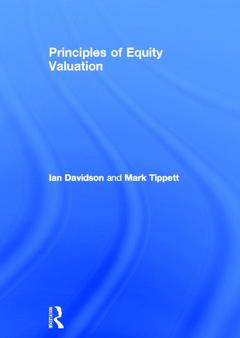 Cover of the book Principles of Equity Valuation