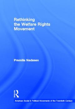 Couverture de l’ouvrage Rethinking the Welfare Rights Movement