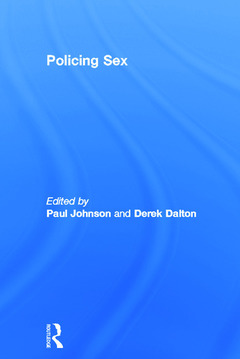 Couverture de l’ouvrage Policing Sex