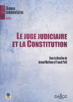 Couverture de l’ouvrage Le juge judiciaire et la Constitution