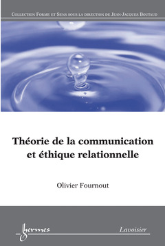Cover of the book Théorie de la communication et éthique relationnelle