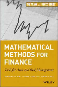 Couverture de l’ouvrage Mathematical Methods for Finance