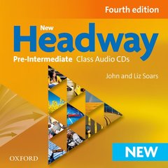 Couverture de l’ouvrage New Headway: Pre-Intermediate A2-B1: Class Audio CDs