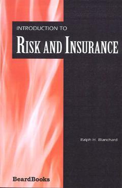 Couverture de l’ouvrage Introduction to Risk and Insurance